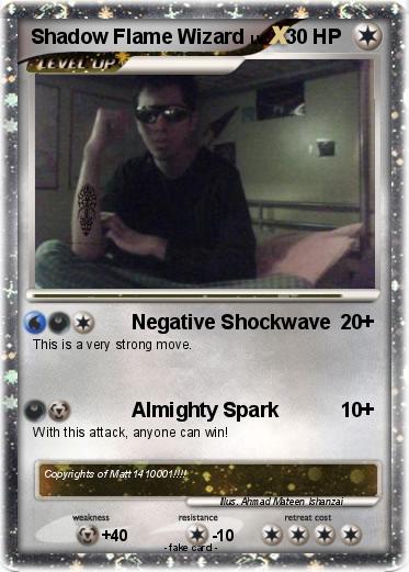 Pokemon Shadow Flame Wizard