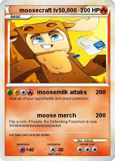 Pokemon moosecraft lv50,000