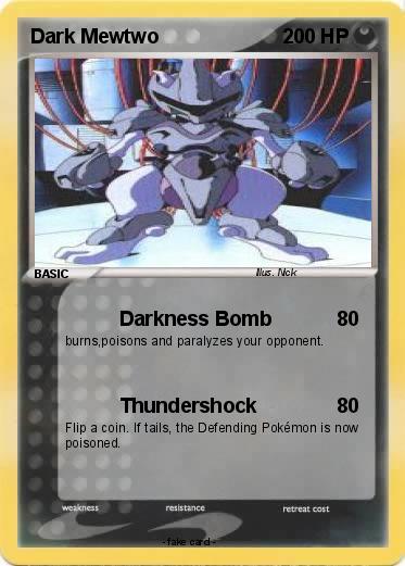 Pokemon Dark Mewtwo
