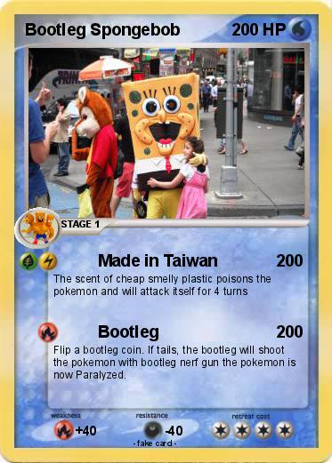 Pokemon Bootleg Spongebob