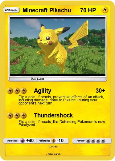 Pokemon Minecraft Pikachu