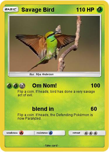 Pokemon Savage Bird