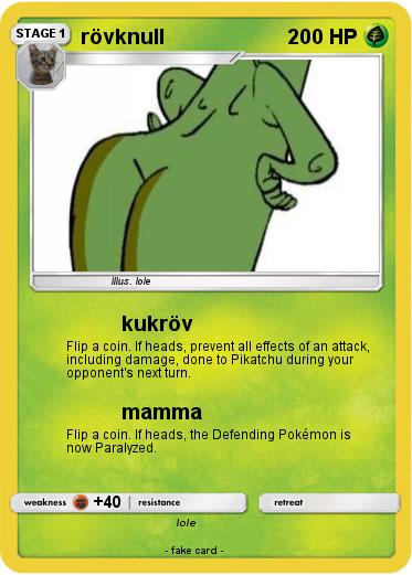 Pokemon rövknull