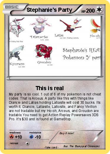 Pokemon Stephanie's Party