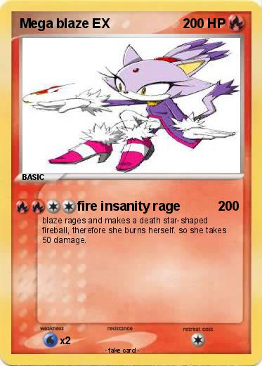 Pokemon Mega blaze EX