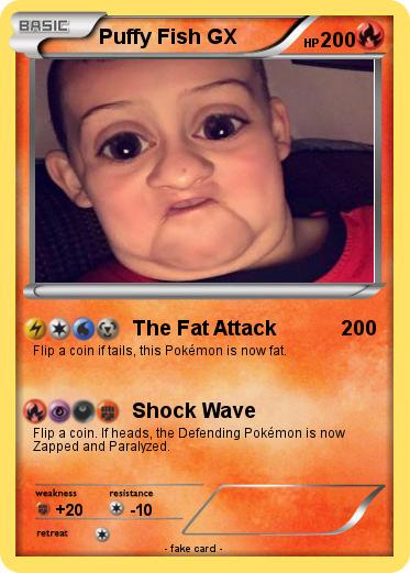 Pokemon Puffy Fish GX