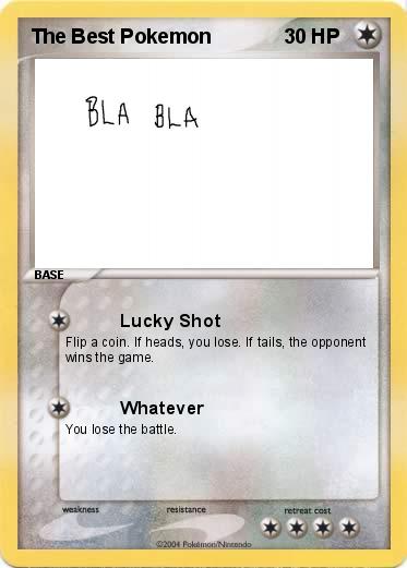 Pokemon The Best Pokemon