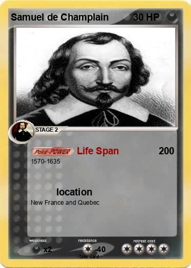 Pokemon Samuel de Champlain