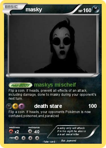 Pokemon masky