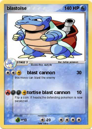Pokemon blastoise