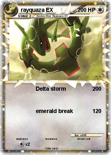 Pokemon rayquaza EX