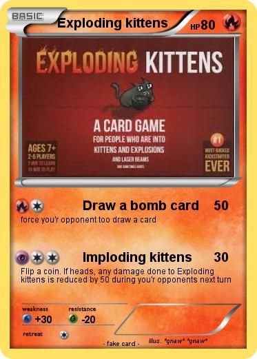 Pokemon Exploding kittens