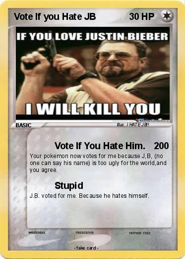 Pokemon Vote If you Hate JB