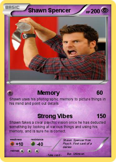 Pokemon Shawn Spencer