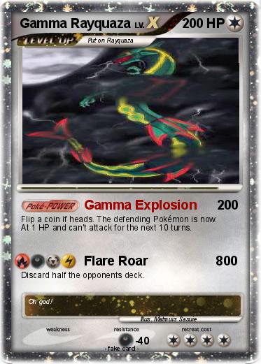 Pokemon Gamma Rayquaza