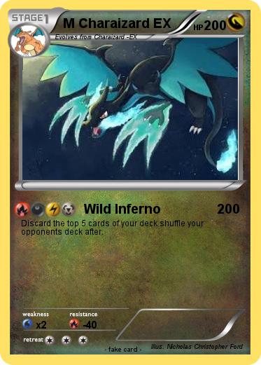 Pokemon M Charaizard EX