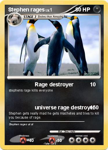 Pokemon Stephen rages