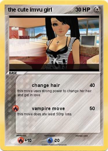 Pokemon the cute imvu girl