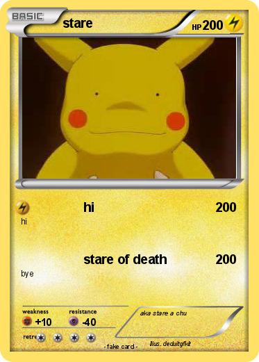 Pokemon stare