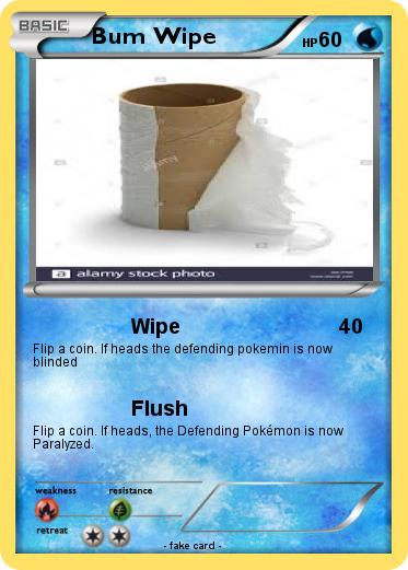 Pokemon Bum Wipe