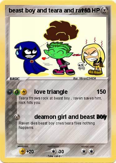 Pokemon Beast Boy And Teara And Raven