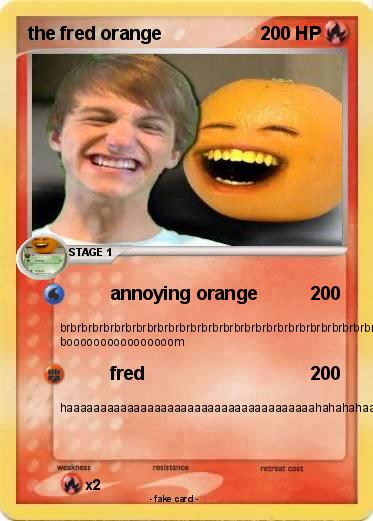 Pokemon the fred orange