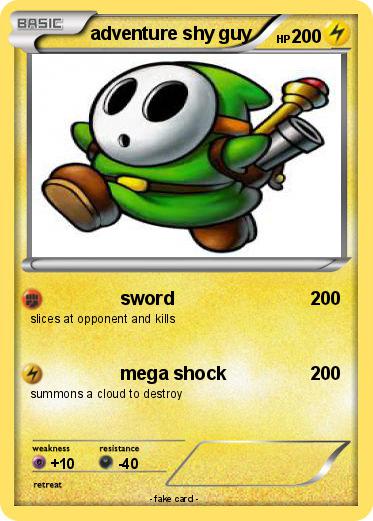 Pokemon adventure shy guy