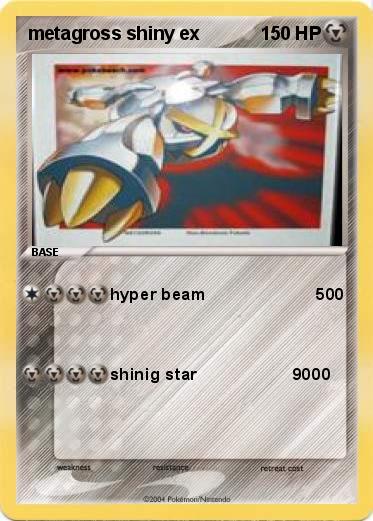 Pokemon metagross shiny ex