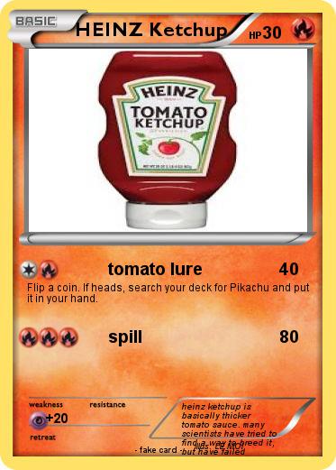 Pokemon HEINZ Ketchup