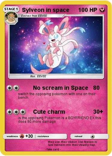 Pokemon Sylveon in space