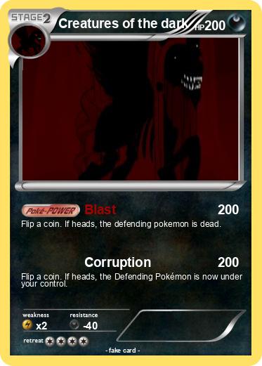 Pokemon Creatures of the dark