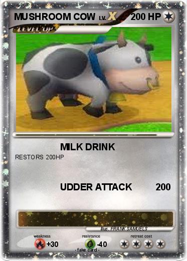 Pokemon MUSHROOM COW