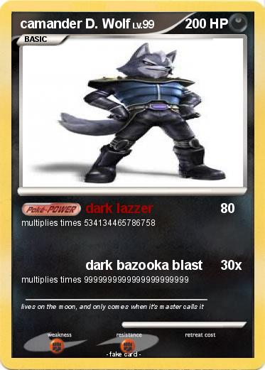 Pokemon camander D. Wolf
