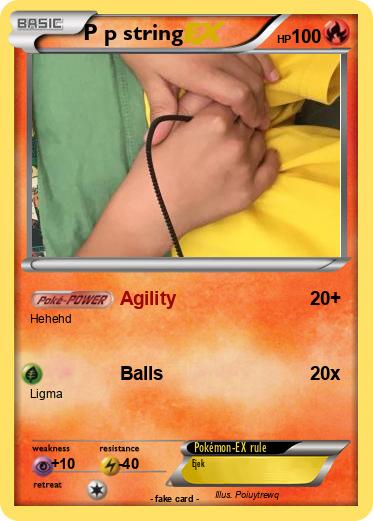 Pokemon P p string