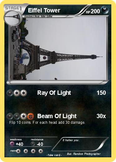 Pokemon Eiffel Tower