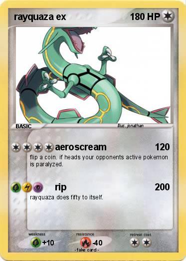 Pokemon rayquaza ex