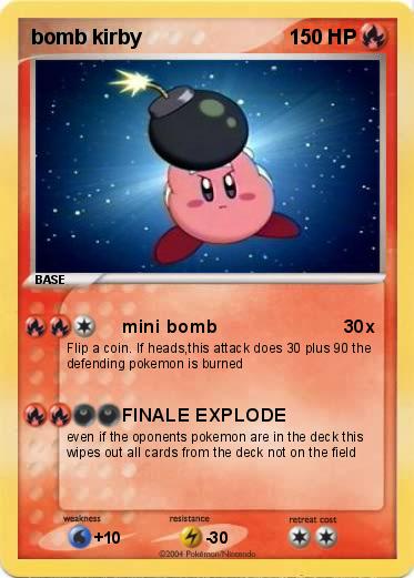 Pokemon bomb kirby
