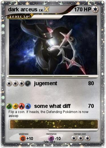 Pokemon dark arceus