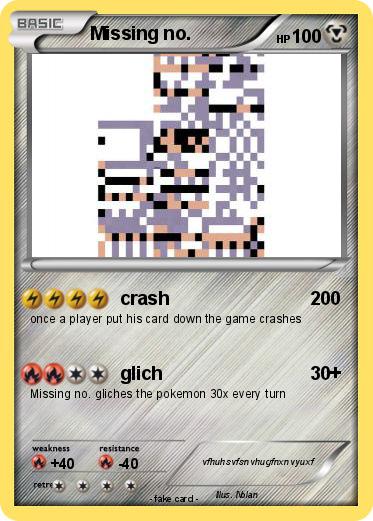 Pokemon Missing no.