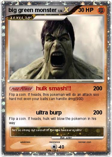 Pokemon big green monster