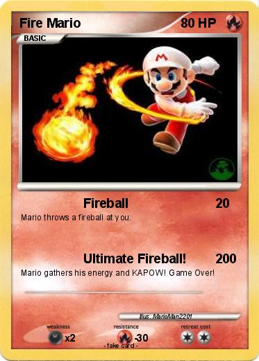Pokemon Fire Mario