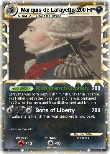 Pokemon Marquis de Lafayette Pokemon Marquis de Lafayette