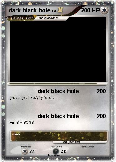 Pokemon dark black hole
