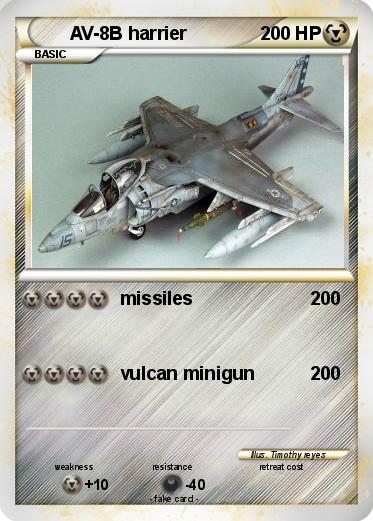 Pokemon AV-8B harrier