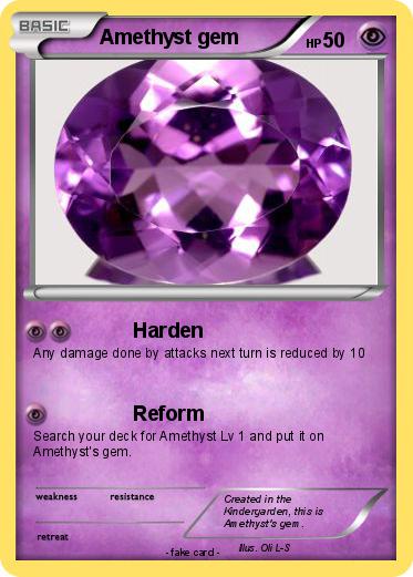 Pokemon Amethyst gem