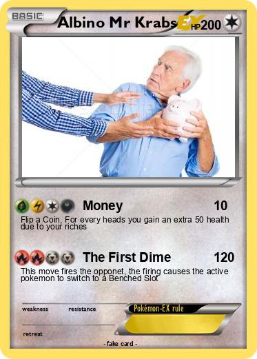 Pokemon Albino Mr Krabs