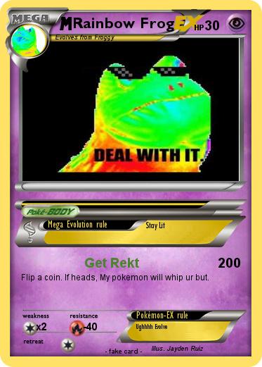 Pokemon Rainbow Frog