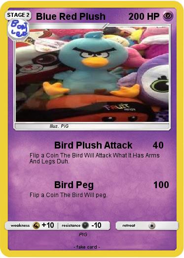 Pokemon Blue Red Plush