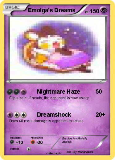 Pokemon Emolga's Dreams