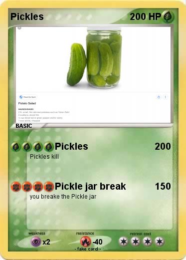Pokemon Pickles